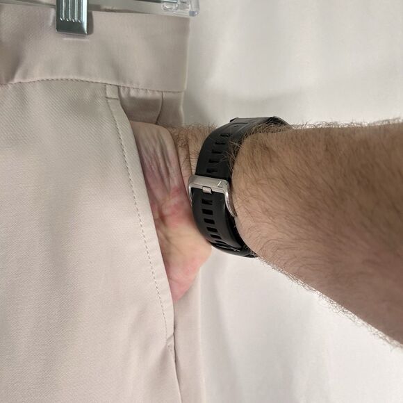 Banana Republic Ryan Fit Pants Women's 0 Khaki Flat Front Mid Rise Pockets - Picture 3 of 8